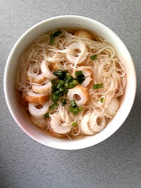 シンプルだけど体ぽかぽかにゅうめん